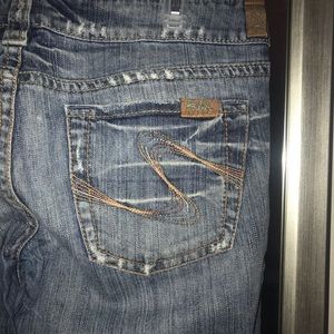 Silver Jeans: Distressed Bootcut